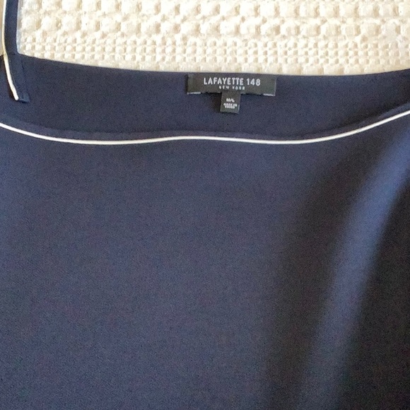 Lafayette 148 New York Silk tunic Sz M/L - Picture 3 of 8